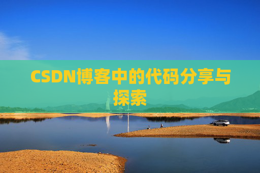 CSDN博客中的代码分享与探索